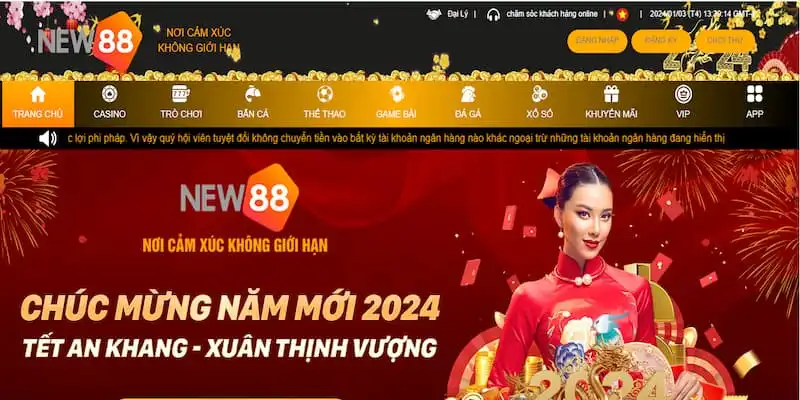 Giới thiệu New88 - Nhà cái cá cược trực tuyến đẳng cấp của khu vực châu Á