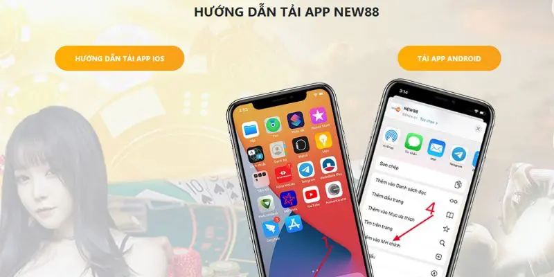 Cách tải app New88 chi tiết cho cược thủ