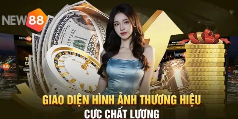 Giao diện New88 hài hòa, bắt mắt